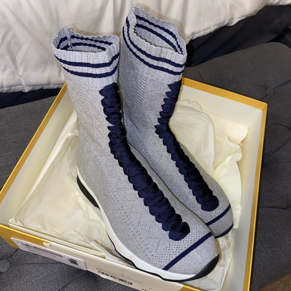womens fendi sock trainers